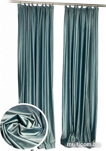 Комплект штор Ника Зварико 7300270/2 3.0x2.7 м (бирюзово-голубой 30)
