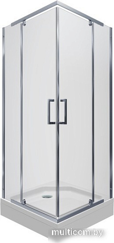 Душевой уголок Triton Каппа А1 Хром 90х90 (прозрачное стекло)