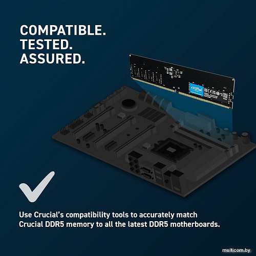 Оперативная память Crucial 16ГБ DDR5 5600 МГц CT16G56C46U5T