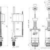 Комплект арматуры Ани Пласт WC4550M