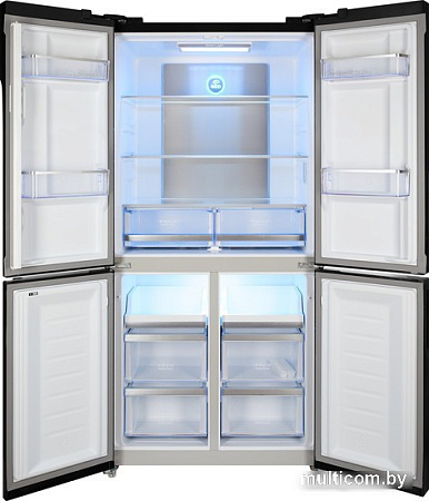 Четырёхдверный холодильник Hiberg RFQ-500DX NFXq Inverter