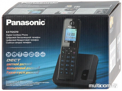 Радиотелефон Panasonic KX-TGH210RUW