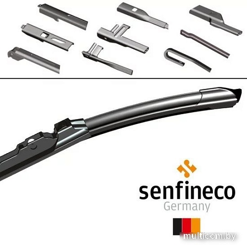Щетка стеклоочистителя Senfineco FT-U80 18", Flat Multi Wiper Blade 18" 450мм