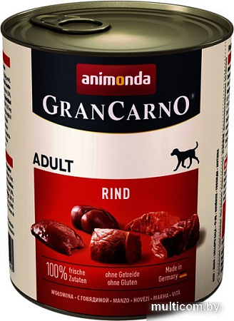 Консервированный корм для собак Animonda GranCarno Original Adult Pure Beef 800 г