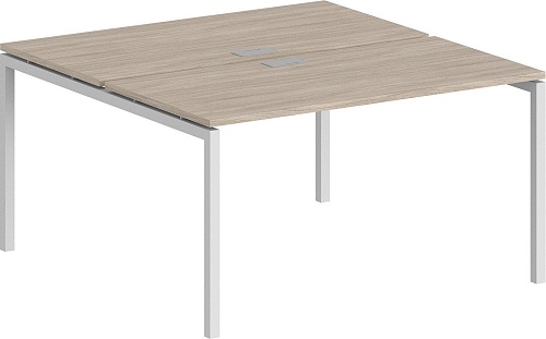 Стол Norden 120x143.8x75 SG.244.OL.44.WH (белый/дуб светлый)