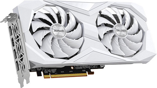 Видеокарта ASRock Radeon RX 6600 Challenger White 8GB RX6600 CLW 8G