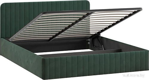 Кровать Трия Шелли Тип 1 с подъемным механизмом 160x200 (велюр Confetti Deep forest)