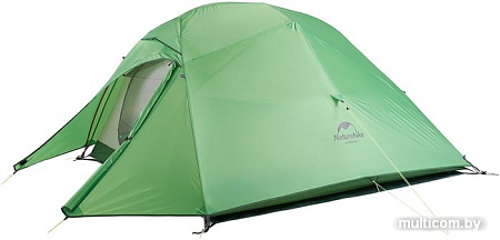 Треккинговая палатка Naturehike Cloud UP Ultralight 3 NH18T030-T New (210T, зеленый)