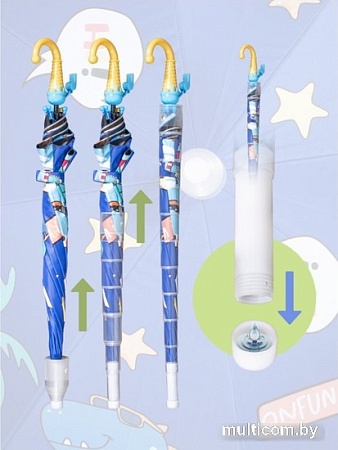 Складной зонт Белоснежка Веселые динозаврики 510-UM