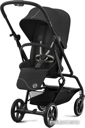 Коляска прогулочная «книга» Cybex Eezy S Twist+2 (BLK moon black)