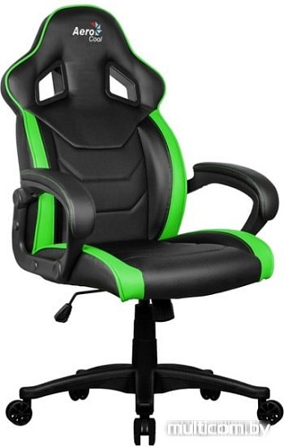 Кресло AeroCool AC60C AIR (черный/зеленый)