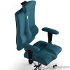 Кресло Kulik System Elegance (азур/хром, джинс с подголовником)