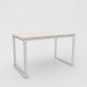 Кухонный стол Hype Mebel Чикаго раздвижной 125x75 (белый/древесина белая)