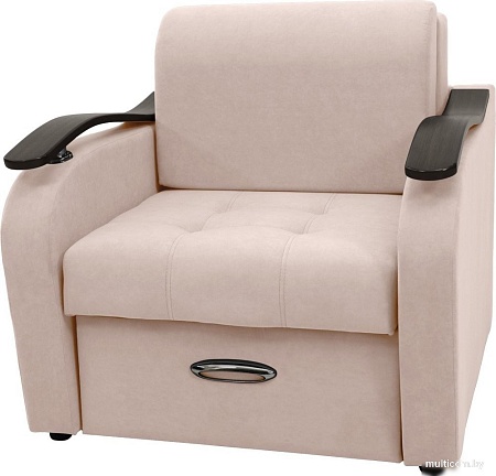 Кресло Сириус Лидер-2 НПБ 95x110 (Eva 01 велюр белый)