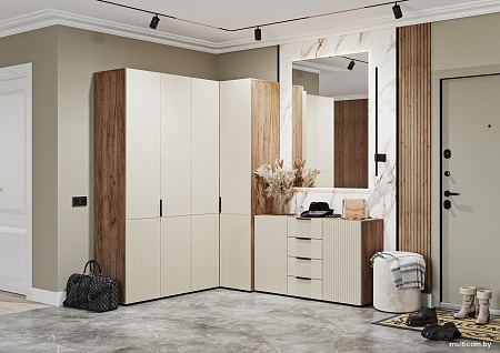 Тумба Стендмебель Соната КМ 01 (моно керамика/дуб крафт табачный)