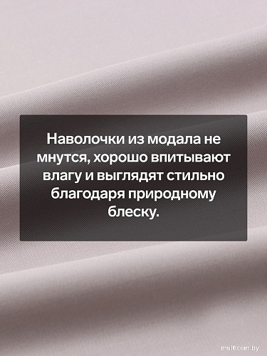 Постельное белье Sima-Land Modal 10518574 (серый)