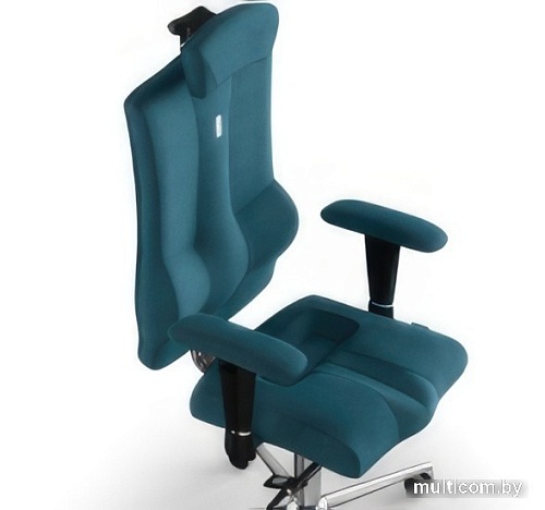 Кресло Kulik System Elegance (азур/хром, джинс с подголовником)