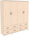 Шкаф распашной Уют Сервис Гарун-К 404.05 (молочный дуб)