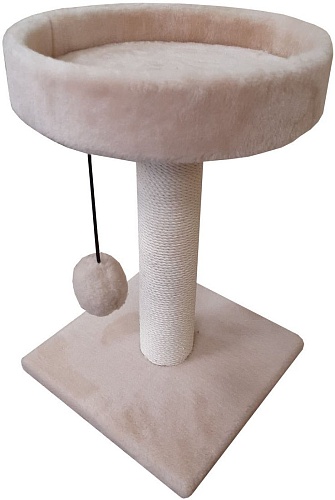 Когтеточка Cat House 0.55 (хлопок бежевый)