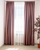 Комплект штор Decoretto Блэкаут роза БР-K16 3.25x2.6 м (розовый, 2 шт)