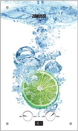 Газовая колонка Zanussi GWH 10 Fonte Glass Lime