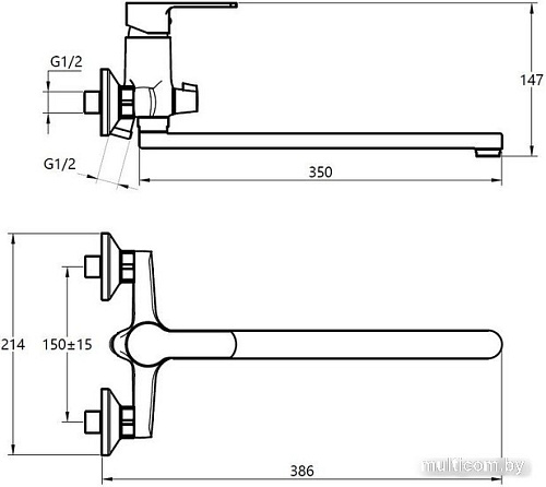 Смеситель Voda Drop DP31