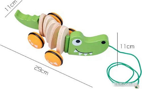 Игрушка-каталка Top Goods Крокодил TLC-С
