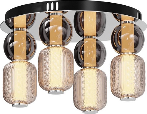 Люстра средней высоты Maytoni Drop MOD273CL-L60CH3K