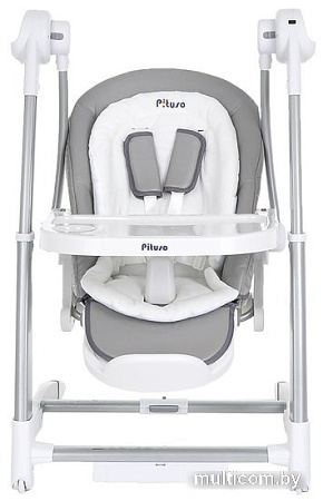 Высокий стульчик Pituso Triola (темно-серый)