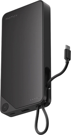 Внешний аккумулятор Momax 1-Power X Built-in USB-C IP153 20000mAh (черный)