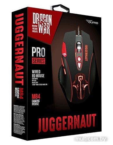 Игровая мышь QUMO Dragon War Juggernaut