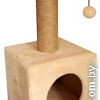 Комплекс Cat House На ножках 0.65 (джут бежевый)
