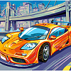 Картина по номерам Белоснежка McLaren F1 GTR 235-AS