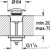 Донный клапан Grohe 65807GN0