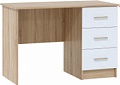 Стол Памир ПКС-3 (дуб сонома/белый глянец)