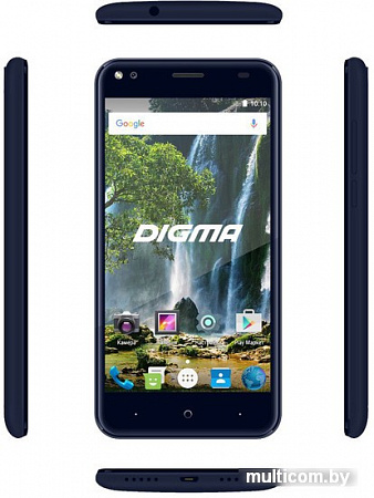 Смартфон Digma Vox E502 4G (темно-синий)