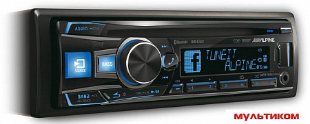 CD/MP3-магнитола Alpine CDE-185BT