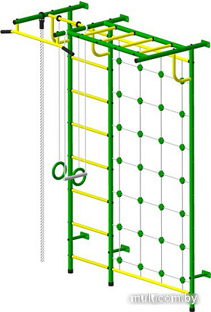 Детский спортивный комплекс Пионер С4СМ (зеленый/желтый)