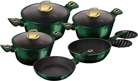 Набор кастрюль Berlinger Haus Moonlight Edition BH-6065