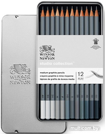 Набор простых карандашей Winsor & Newton 490008 (12 шт)