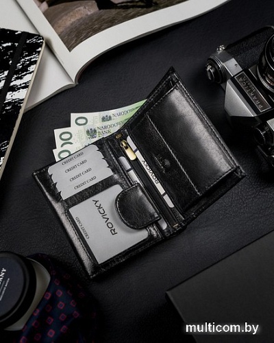 Кошелек Cedar Rovicky 1502-03-BOR-1133 (черный/красный)