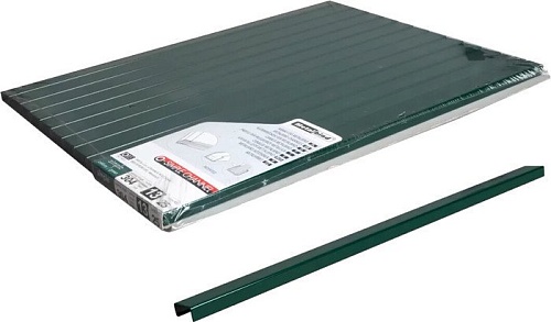 Металлический канал для переплета OPUS O.Simple Channel 304x13 мм OSC13ZIE30425 (25 шт, зеленый)