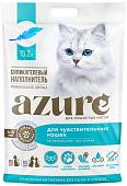 Наполнитель для туалета Azure для чувствительных кошек без запаха 15.2 л