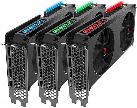 Видеокарта PNY GeForce RTX 3060 Ti 8GB XLR8 Gaming Revel Epic-X RGB Dual Fan