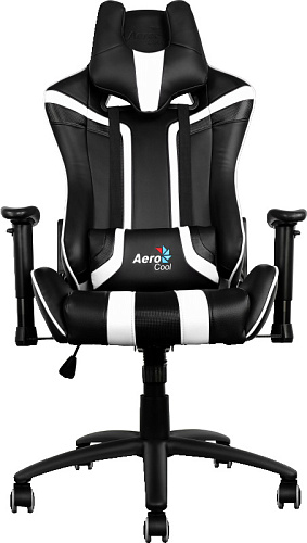 Кресло AeroCool AC120 (черный/белый)