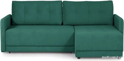 Угловой диван Mio Tesoro Скай 343 угловой (зеленый 892)
