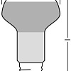 Лампа накаливания Osram R63 E27 60 Вт 2700 К