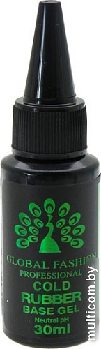 Основа Global Fashion Rubber Base Coat without Chemical 30 мл