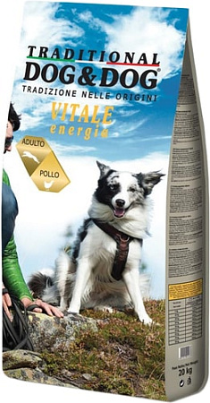 Сухой корм для собак Dog&Dog Adult Traditional Vitale Energia 20 кг