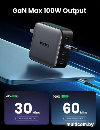 Сетевое зарядное Ugreen CD226 40747